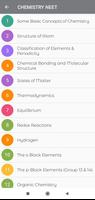 CHEMISTRY - NEET MCQs MOCK TES تصوير الشاشة 1