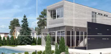 Puzzle - Modern villa