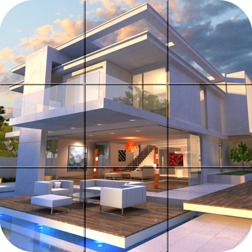 Puzzle - Modern villa