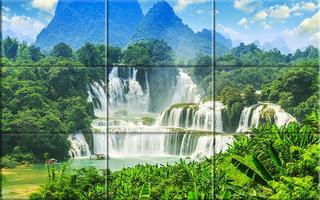 Puzzle - Amazing waterfalls screenshot 1