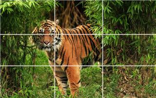 Os animais selvagens -  Puzzle imagem de tela 1