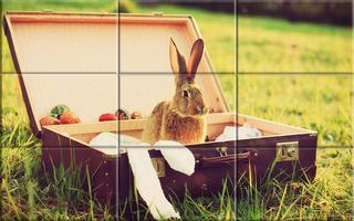 Puzzle - coelhos bonitos imagem de tela 2