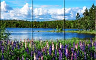 Puzzle - Beaux lacs Affiche