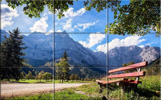 Puzzle - Große Berge Plakat