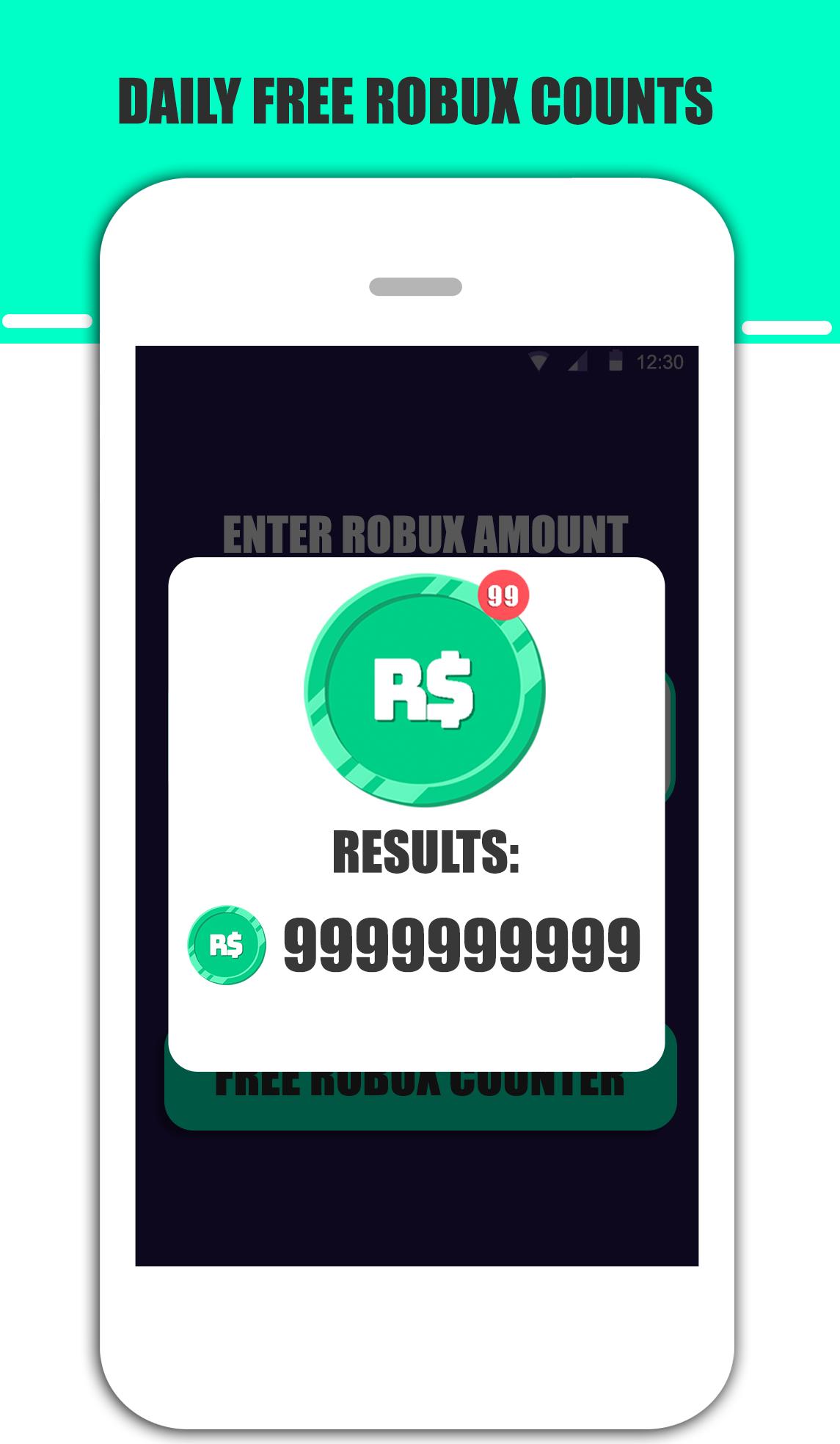 Free Robux Instant Counter For Roblox 2019 For Android Apk Download - instant robux com