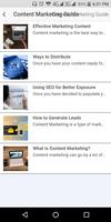 Content Marketing Guide screenshot 1