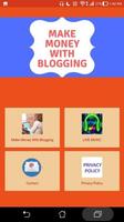 Make Money With Blogging Affiche