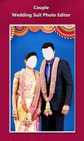 Couple Wedding Suit Photo Edit Affiche