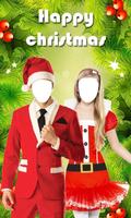 Christmas Couple Photo Suit पोस्टर