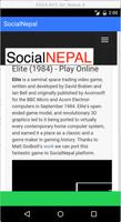 برنامه‌نما Social Nepal عکس از صفحه