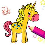 numarasına göre renk - çocuklar sanat boyama oyunu