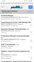 Jobs in Singapore 스크린샷 1