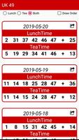 UK 49's Lunchtime &Teatime Results ภาพหน้าจอ 1