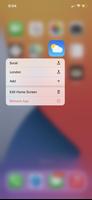 Launcher iOS Widgets ảnh chụp màn hình 3