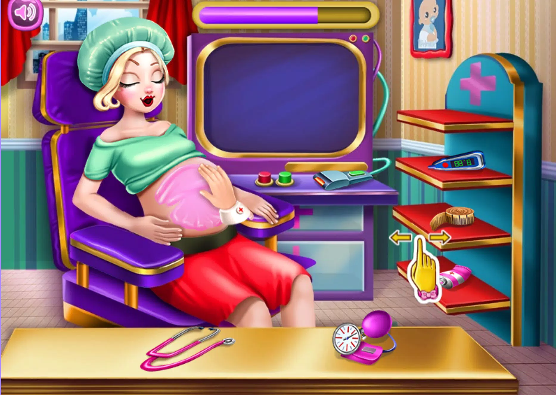 Apple Princess Pregnant Check Up em Jogos na Internet