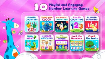 Learn Numbers 123 - Kids Games постер