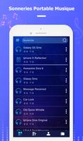Sonneries Portable Musique capture d'écran 1