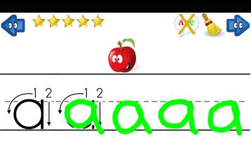 Crianças Aprenda a escrever imagem de tela 3