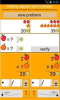 Adding apples and oranges Plakat