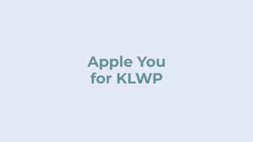 Apple You for KLWP पोस्टर
