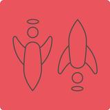 Angel & Rocket icon