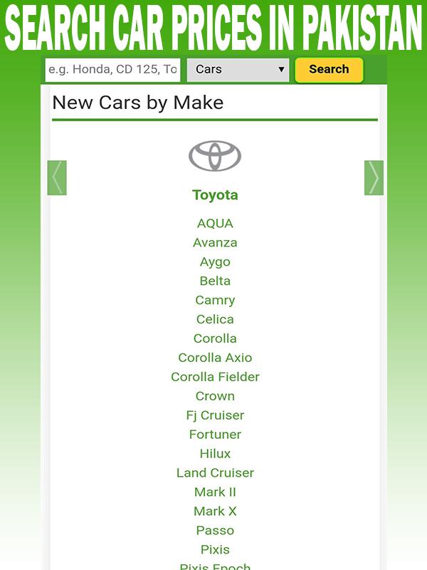 Car Prices In Pakistan For Android Apk Download
