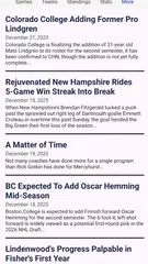 College Hockey News APK download