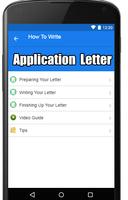 Application Letter capture d'écran 2