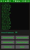 IP addresses generator Affiche