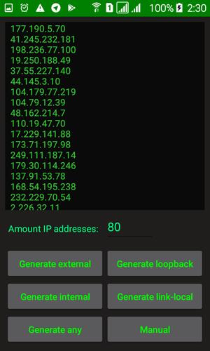 IP addresses generator APK for Android Download