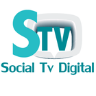 Social tv digital ikon