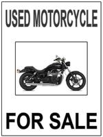 Used Motorcycles For Sale Affiche