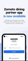 Zomato Dining Partner постер