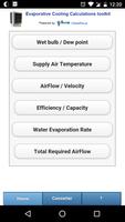 Evaporative Cooling Calculator Affiche