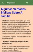 Pregaçôes sobre Familia Screenshot 1