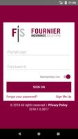 Fournier Insurance Mobile App Plakat