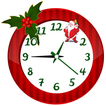 Christmas Time clock wallpaper