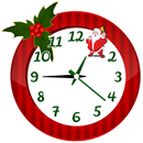 Christmas Time clock wallpaper aplikacja