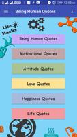 Being Human Quotes poster