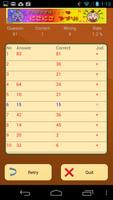 Multiplication table Quiz imagem de tela 1