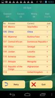 National flags quiz imagem de tela 1