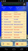 Japanese Top 100 Castles quiz ảnh chụp màn hình 1