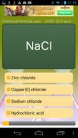 Chemical formula quiz โปสเตอร์