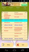 Chemical formula quiz ภาพหน้าจอ 1