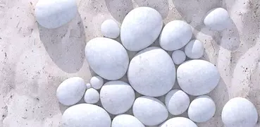 White Pebble Live Wallpaper