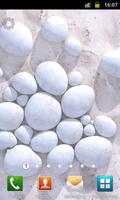 White Pebble Live Wallpaper پوسٹر