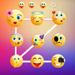 Pantalla de bloqueo de emojis
