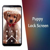Puppy Dog Pattern Lock Screen captura de pantalla 3