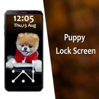 Puppy Dog Pattern Lock Screen captura de pantalla 1