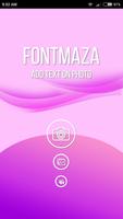 Text on Photo - FontMaza poster